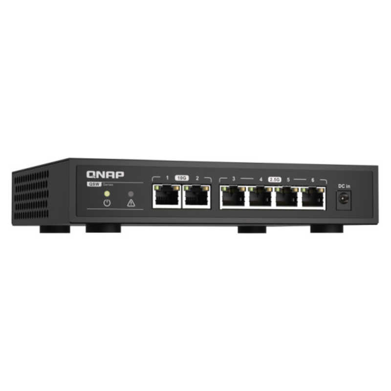 QNAP　QNAP スイッチングハブ 10GbE/2.5GbE接続　QSW21042T