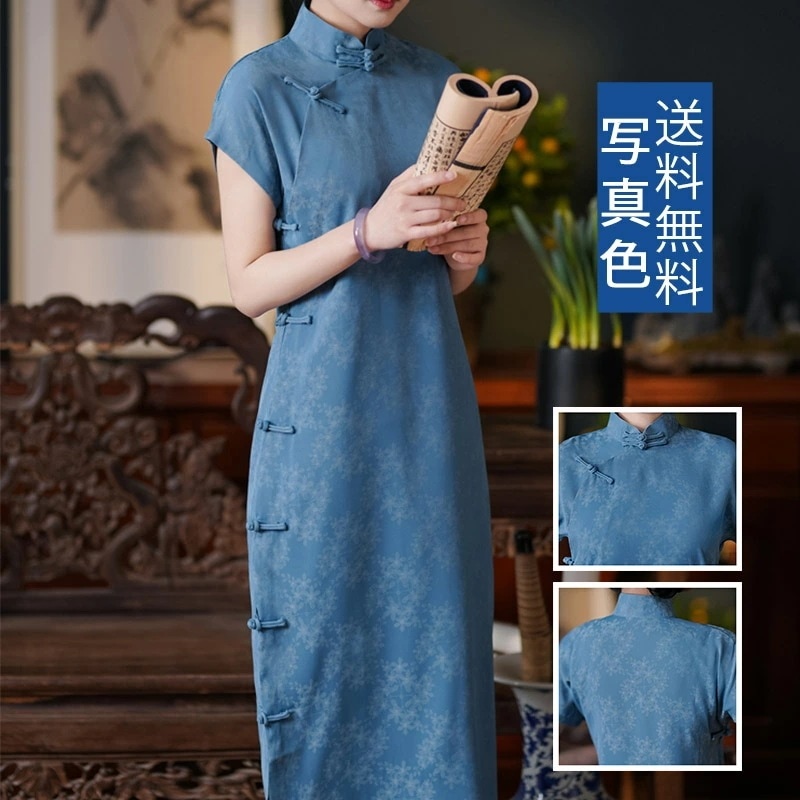 チャイナ服 ワンピース チャイナドレス 大きいサイズ 袖 半袖 チャイナ服 衣装 セクシーチャイナ ドレス