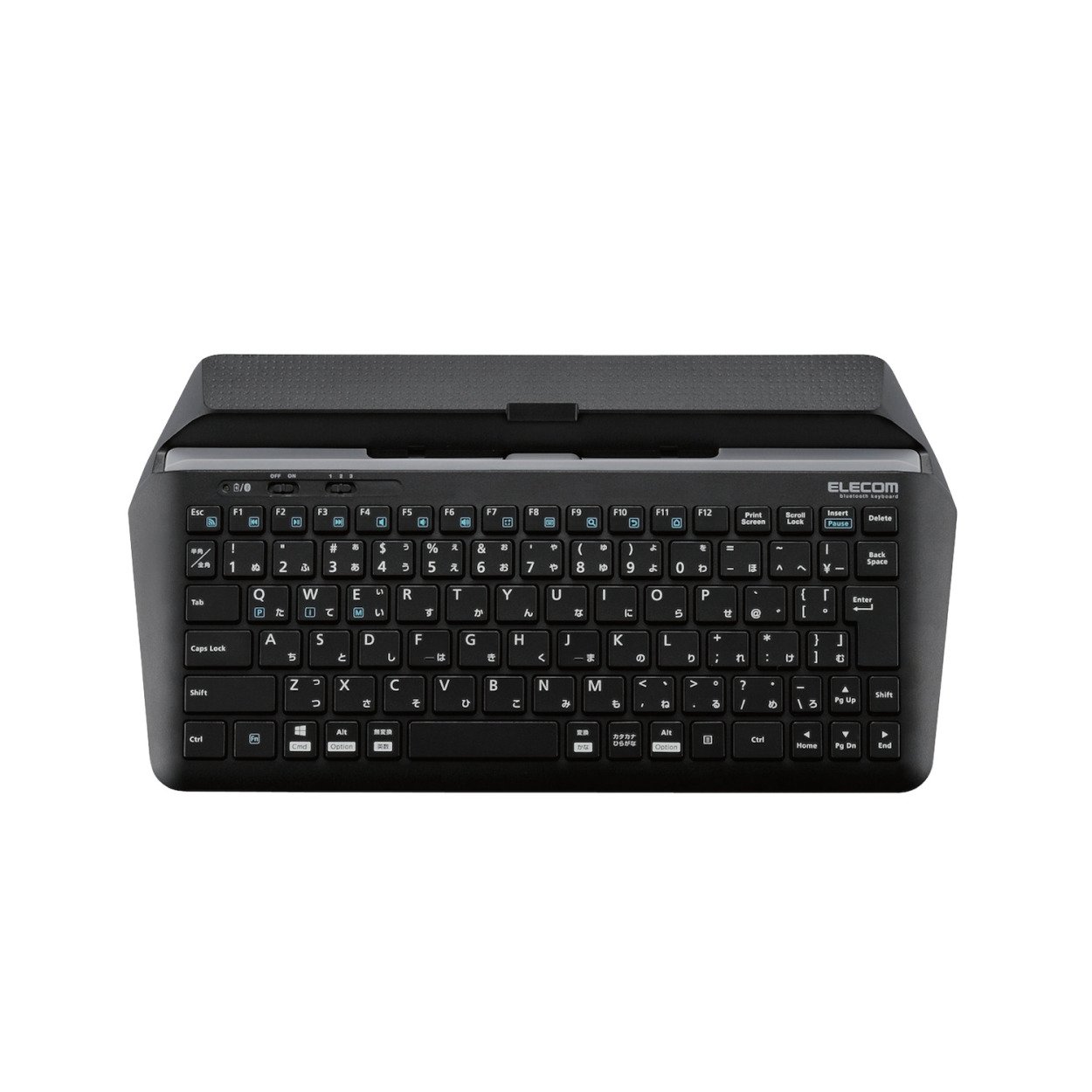 【全国送料無料】 エレコム キーボード Bluetooth マルチデバイス (WindowsMaciOSAndroid対応) スタンド付 ブラック TK-DCP01BK