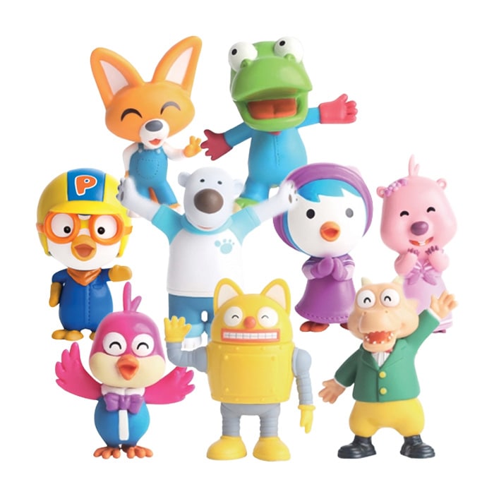 [RJ] ポロロ Pororo Real Figure 9 Set フィギュア 9種セットおもちゃ