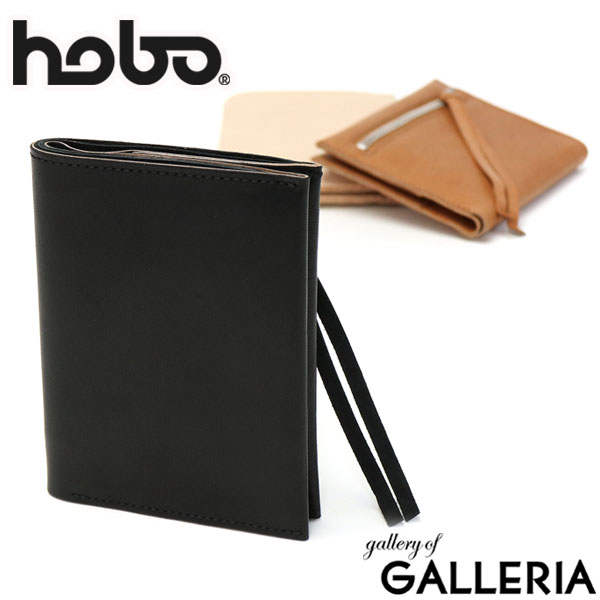 ホーボー 二つ折り財布 hobo 財布 二つ折り 本革 札入れ 薄い 小さい 折り 皮 HORSE LEATHER BIFOLD WALLET レザー 日本製 メンズ レディース HB-W3204