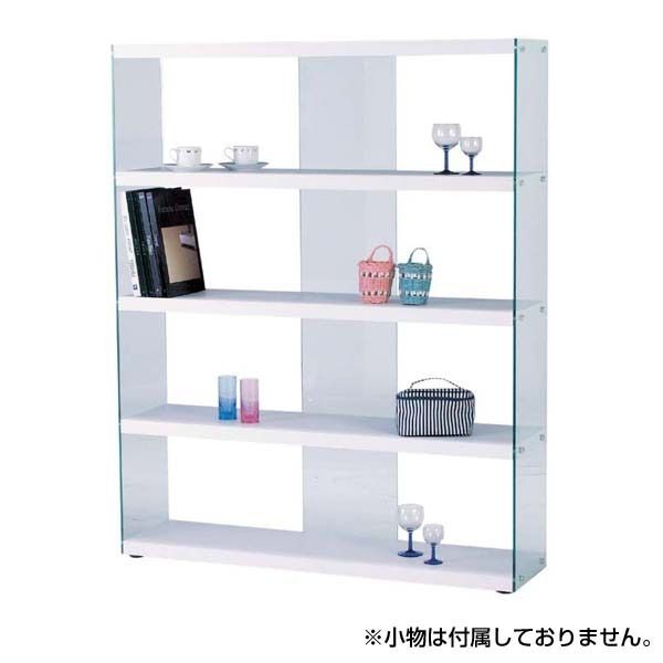 HAB-625WH ホワイト Habシリーズ ワイドグラスシェルフ メーカー直送