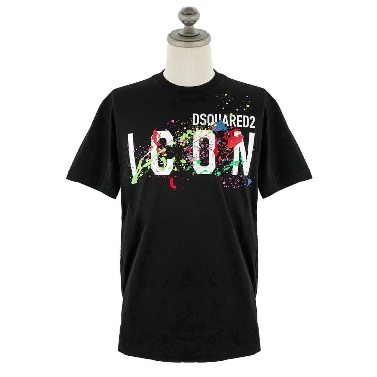 半袖Tシャツ S79GC0052 S23009 ICON SPLATTER COOL T-SHIRT メンズ 900 ブラック