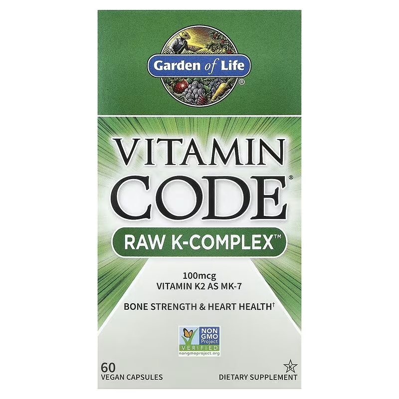 Vitamin Code（ビタミンコード） RAW K-Complex（RAW K-コンプレックス） ヴィーガンカプセル60粒