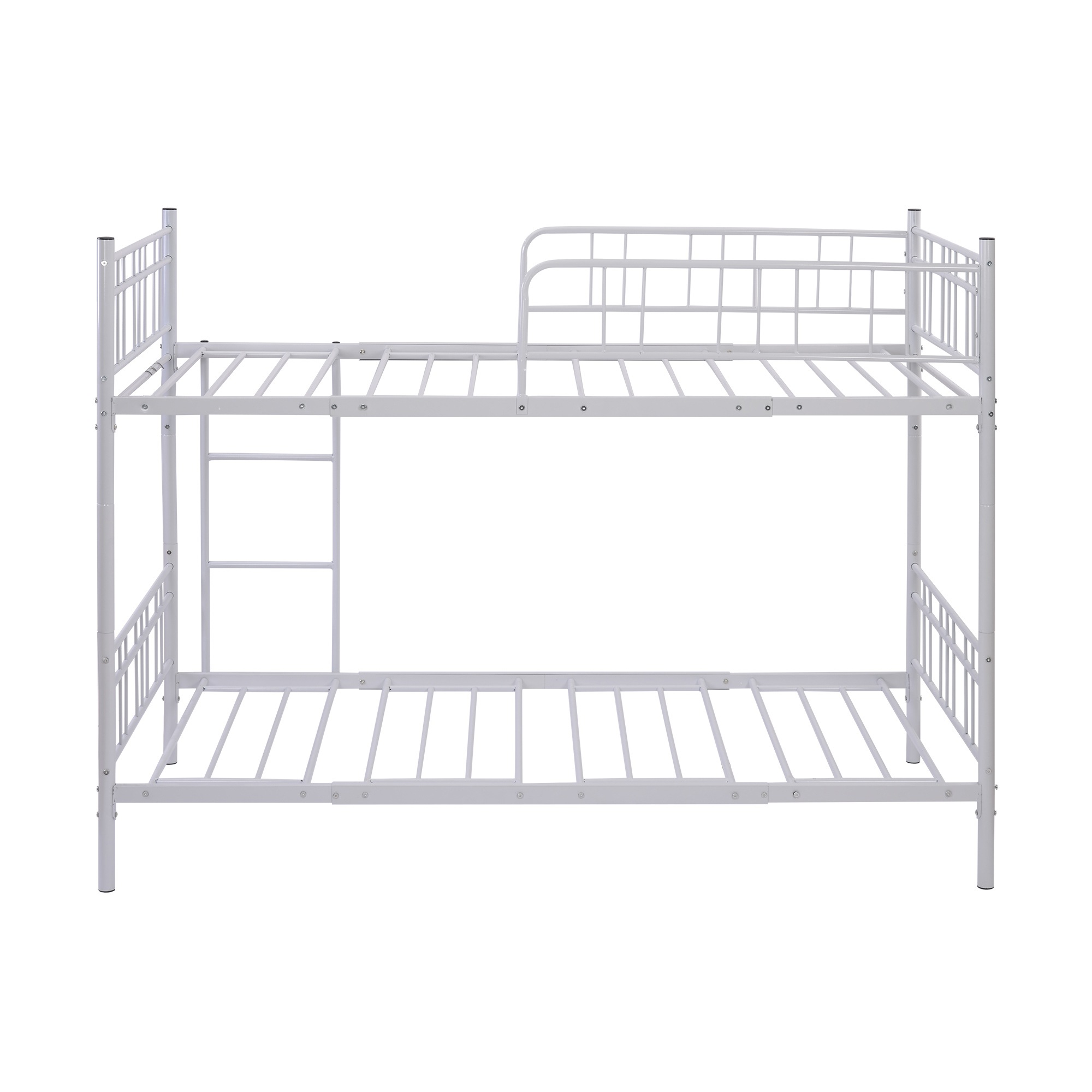 国内発送！【新品】 ホワイト　二段ベッド 子供ベッド 子供部屋二段ベッド 2段ベッド パイプベッド パイプ 金属製