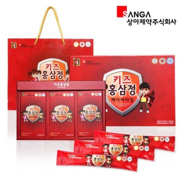 SANG A Kids Red Ginseng Baby Time 300ml韓国のヘルスケアは甘さの免疫を補う