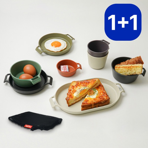 1+1 国内生産 キャンプ 食器 セット 5p 器 セット 皿 カップ ボウル プレート キャンプ用品