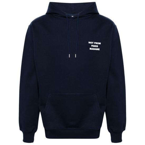 DROLE DE MONSIEUR Men Sweatshirts PERM HO162 CO127 NAVY BLUE