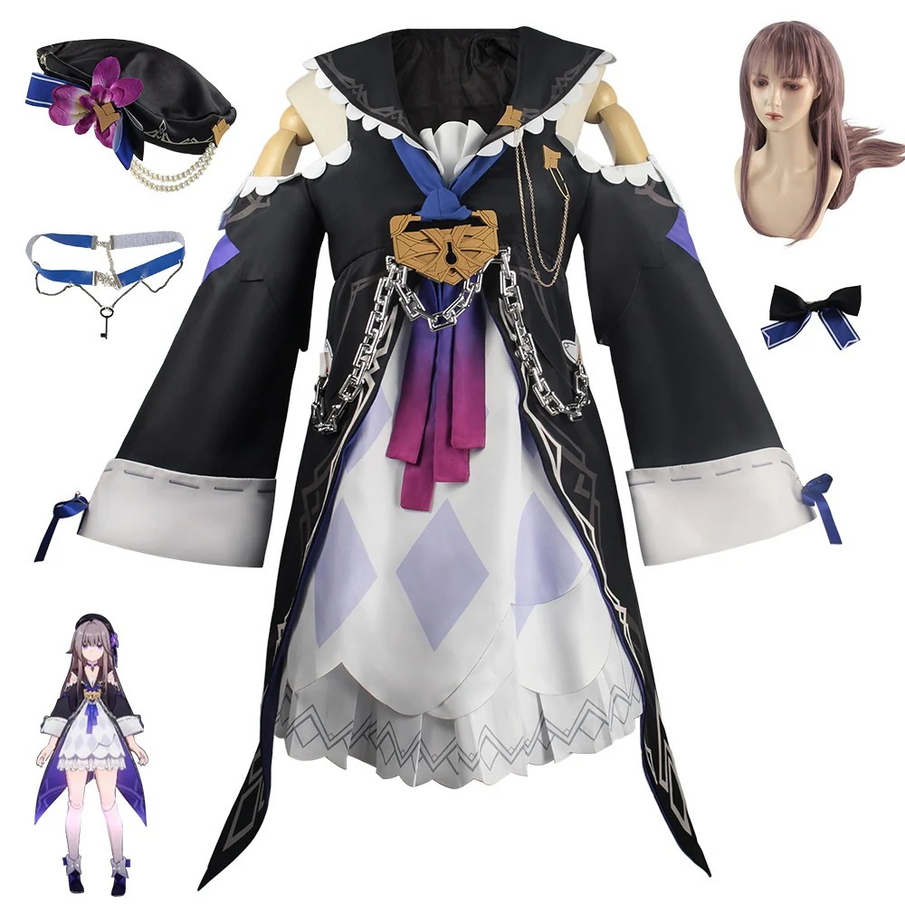 崩壊星穹鉄道cosゲーム同ワンピース舞台服星穹鉄道黒塔コスプレ服