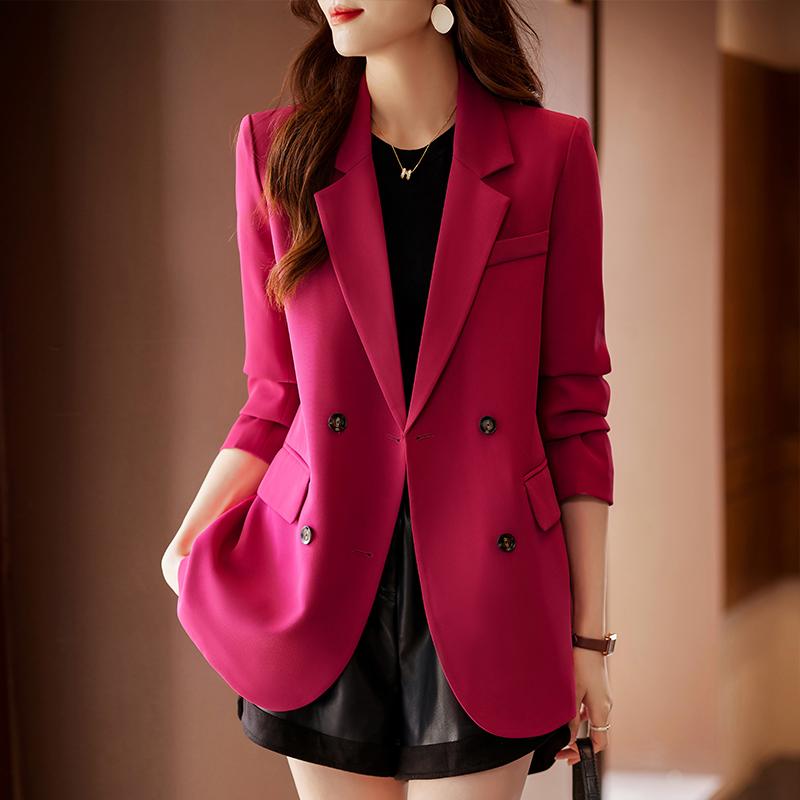 レディース 女性用 ジャケット ブレザー ビジネスジャケット スリムフィット 春秋 スタイリッシュ エレガント おしゃれ 通勤 オフィスワーク ショッピング タウンユース