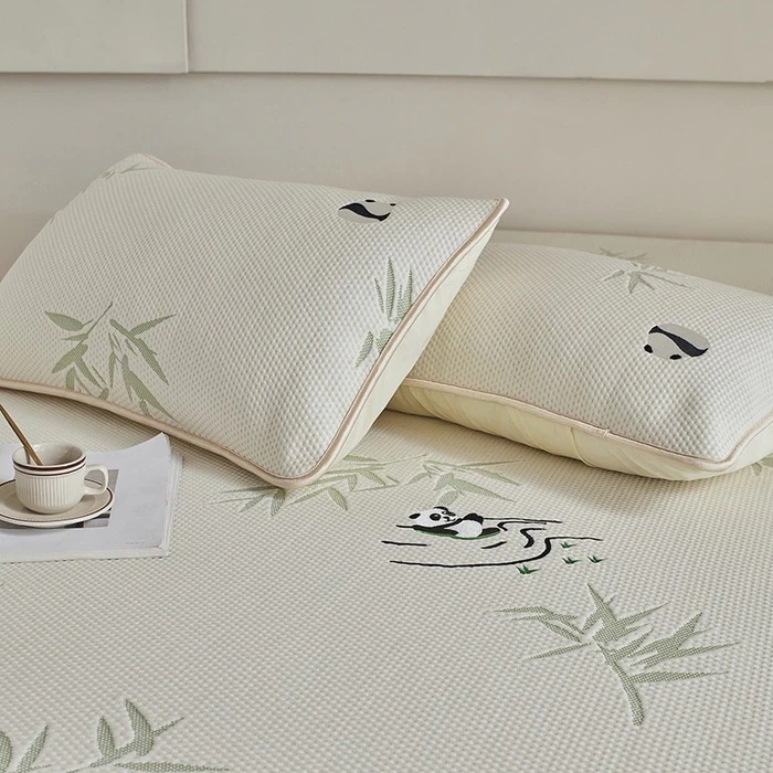 A類氷糸涼席ベッド笠3枚セット氷糸席水洗い可能氷竹子供用エアコン席ソフトシート