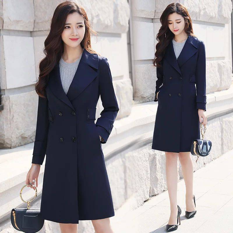 品質いいな新品 レディースコート　チェスターコート　女性　スプリングコート　トレンチコート　ミドル丈 春 秋　ジャケット　アウター　通勤 5,576円