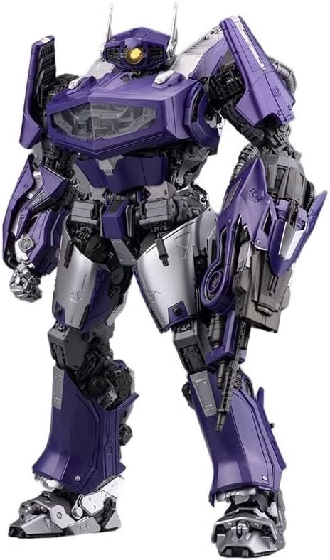 新品未開封【YOLOPARKSOSKILL】高さ30cm Shockwave レーザーウェーブ BUMBLE BEE ランスフォーマー 頭部LED発光 未組立 プラモデル
