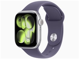 アップル / APPLE Apple Watch Series 11 GPSモデル 42mm MEU64J/A [シルバー・パープルフォグスポーツバンド S/M]