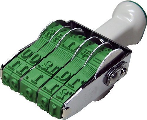 （まとめ買い）サンビー テクノタッチ回転印 欧文1号日付 TK-D01 00702712 [x3]