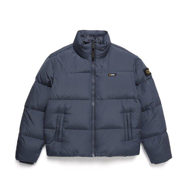 N244UDW910 レイマン ショート丈 ダウン ジャンパー DUSTY NAVY