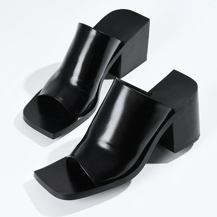 サンダル 靴 ハイサンダル J15WP0055 P5266 レディース 女性 BLACK ブラック レザー 本革 春夏 おすすめ