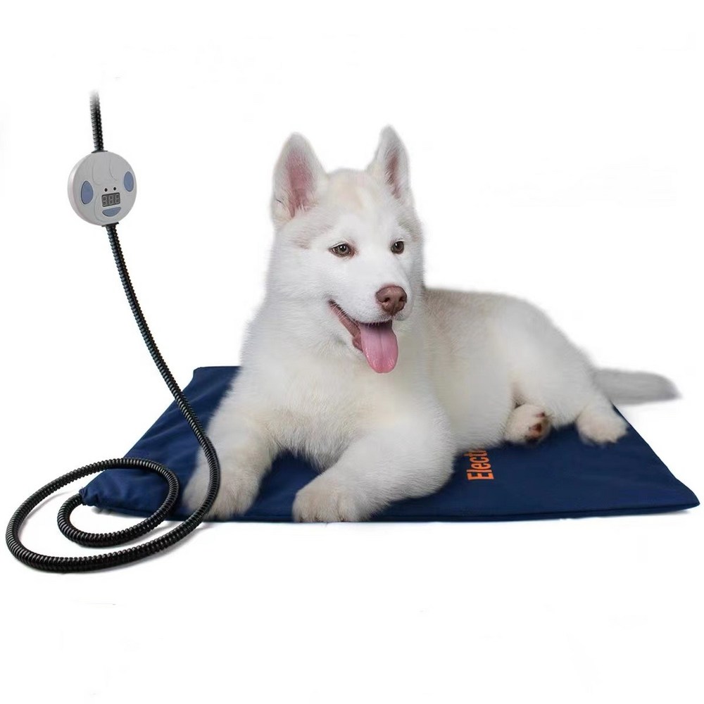 Qzeroブルーペット動物温熱マット防水防水防止