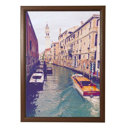 KING 木製 ポスターフレーム A2 グラン ブラウン (マット無し) 無反射 & 光沢 821683