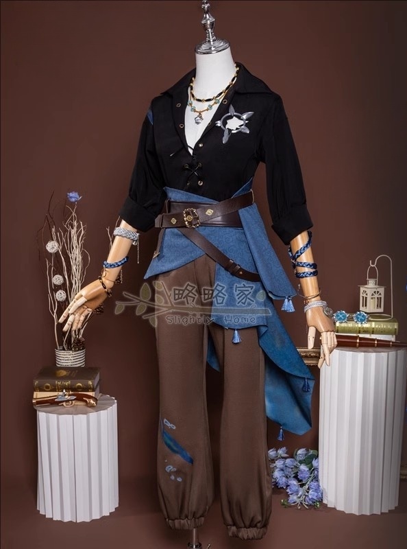 フレデリック・クレイバーグ 作曲家 澄明な理性 コスプレ衣装(ウィッグ 靴別売り)