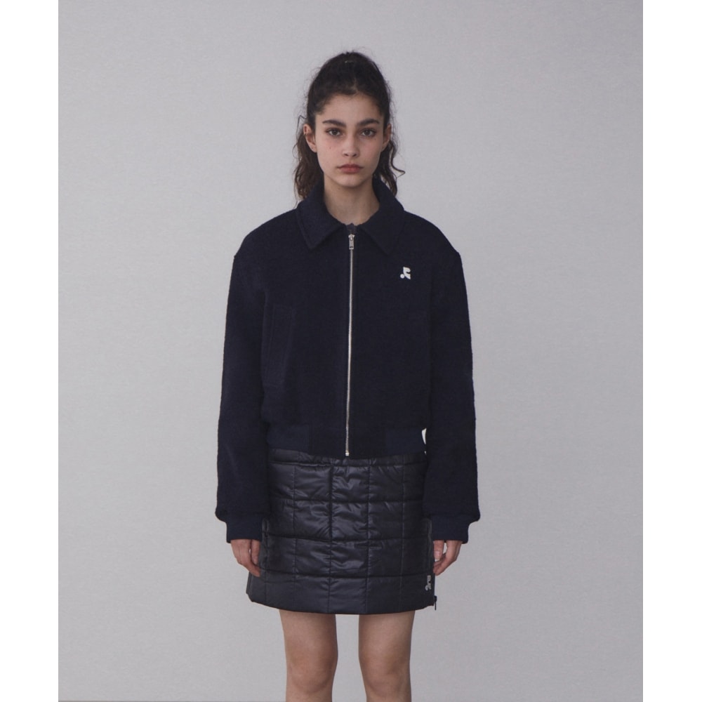 レスト&ファーザー RR コミュニティボンバージャケット_ネイビー