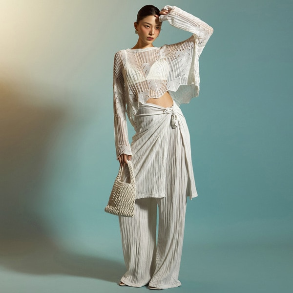 P3563 レイヤード パンツ