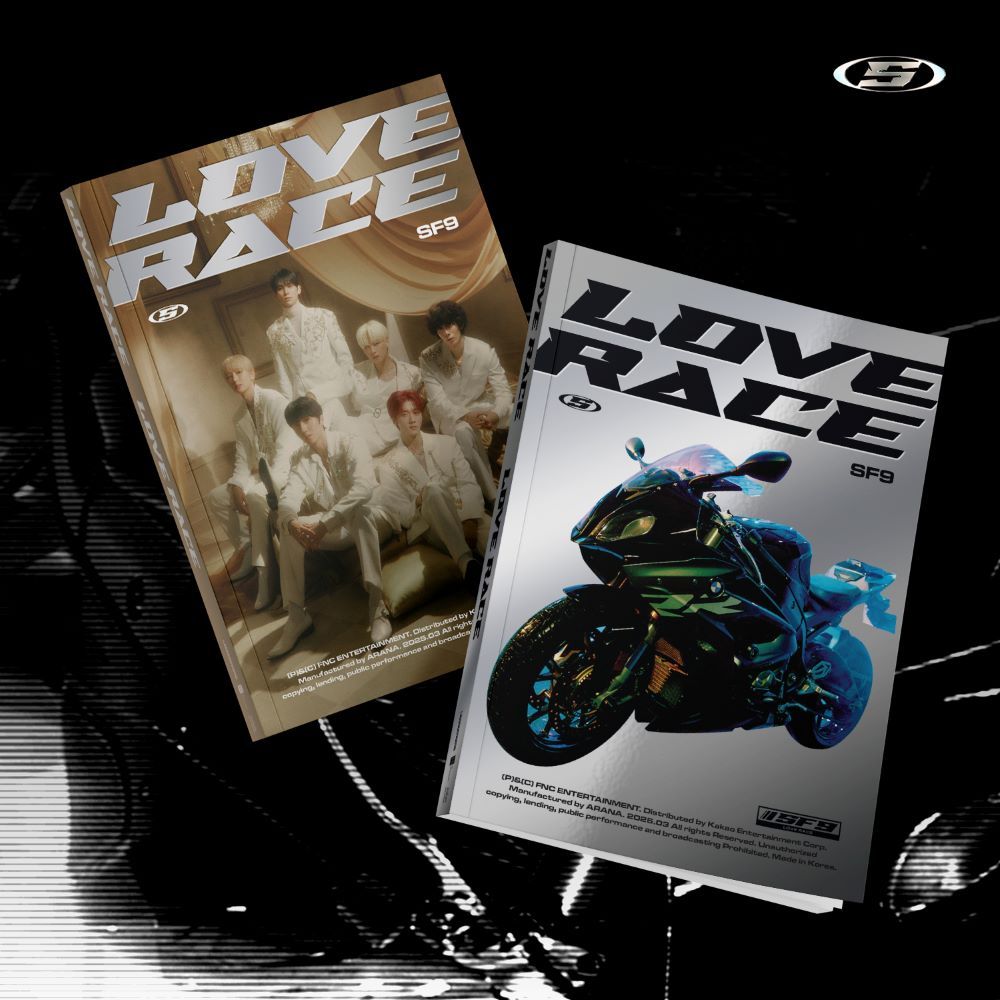[未開封新品] エスエフナイン - ミニアルバム15集[LOVE RACE] 2P SET