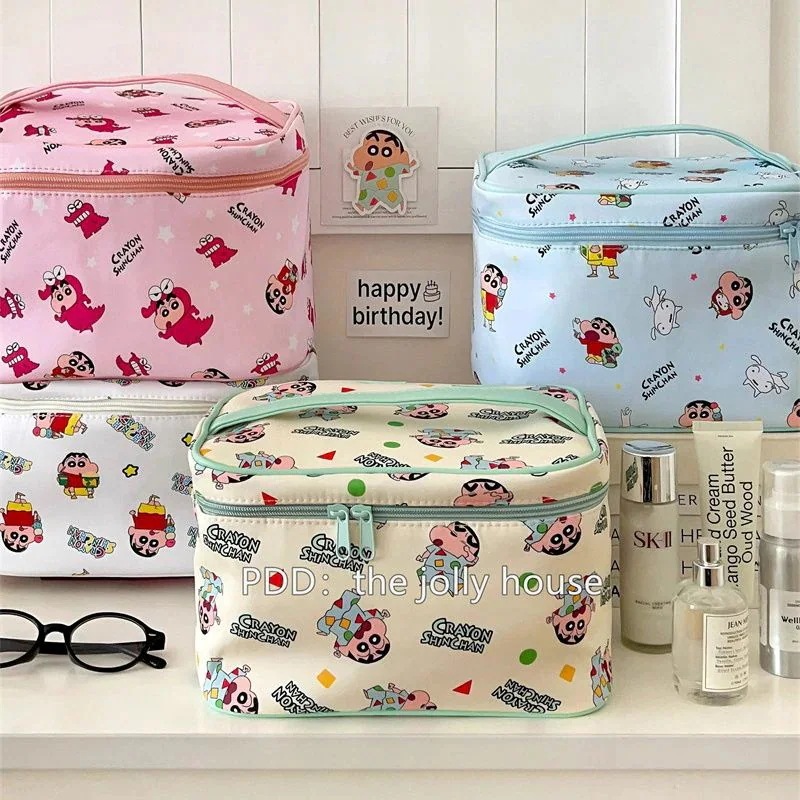 かわいいアニメ大容量携帯化粧バッグ携帯防水洗面バッグ