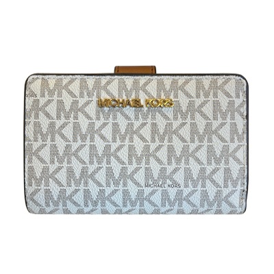 値下【新品・未使用】MICHAEL KORS 二つ折り財布 MICHAEL KORS マイケルコース 財布 二つ折り財布 34H1G0KE6L MK