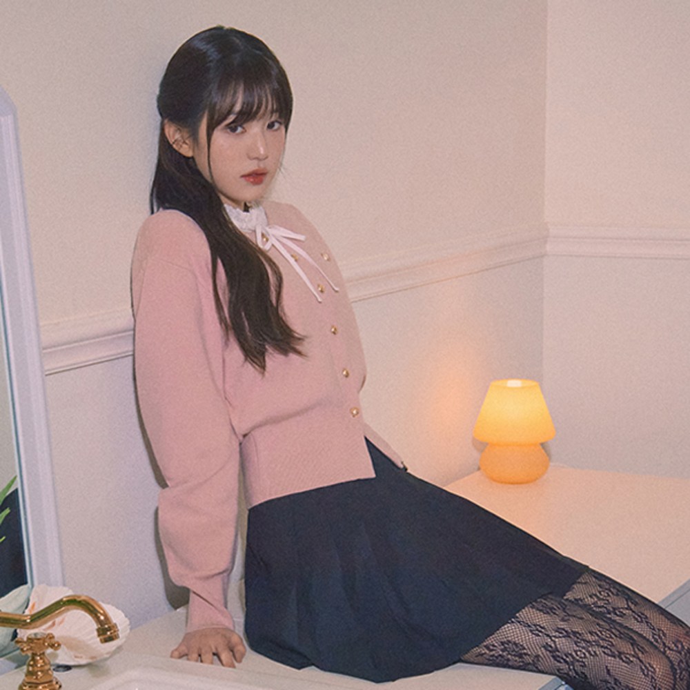 [長原着用]ローラローラ女性用ROUND VOLUME SLEEVEカーディガン