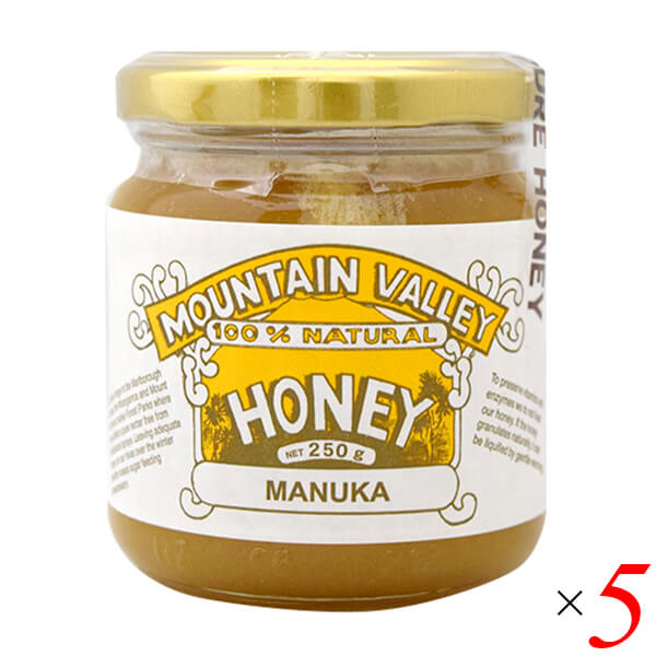 マウンテンバレー マヌーカ蜂蜜 250g 5個セット 12,431円