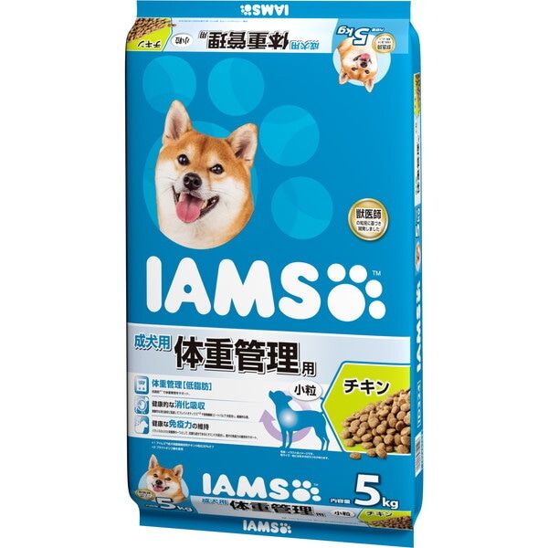 マースジャパンリミテッド アイムス 成犬用 体重管理用 チキン 小粒 5kg