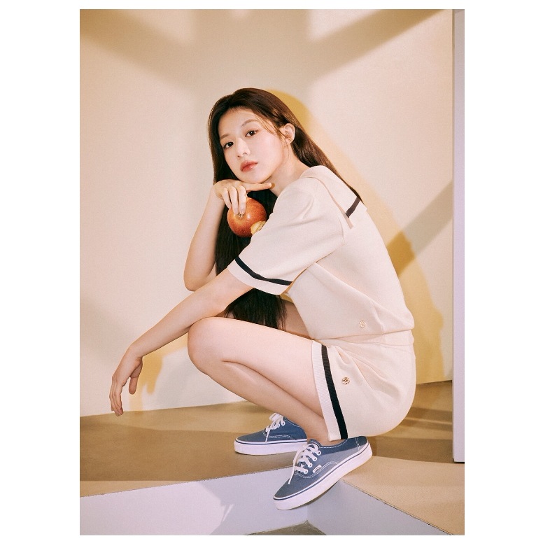 【MARITHEFRANCOISGIRBAUD】 W MARINE SAILOR KNIT : OATMEAL