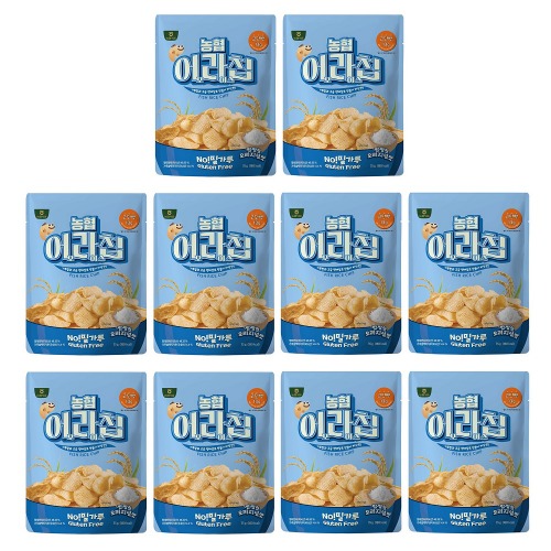 農協食品農協アポライスチップオリジナル味35g 10個おいしい簡単な高蛋白菓子