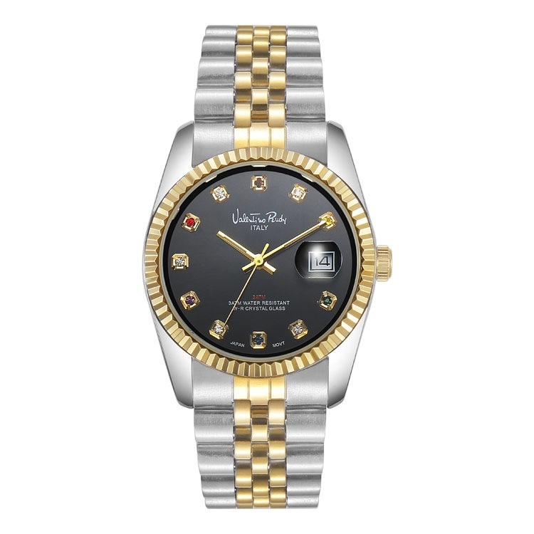 カジュアル腕時計 Valentino rudyVR1129B-BKCB mens metal watch