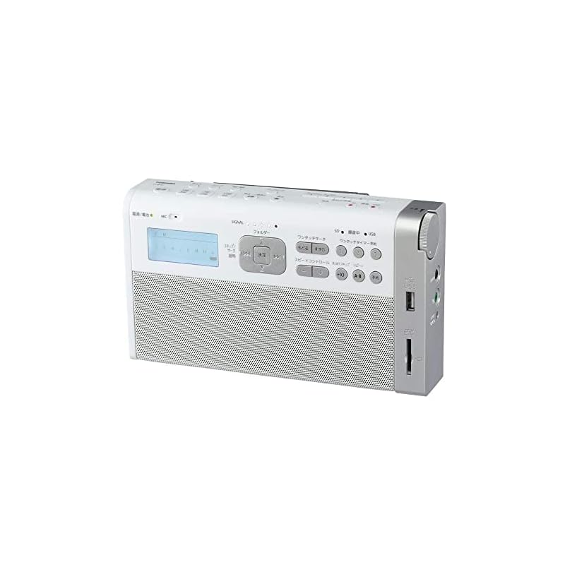 【3日以内発送】東芝 ワイドFM/AMラジオ(ホワイト)TOSHIBA TY-RHR1-W