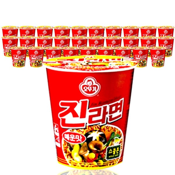 オットゥギ ジンラーメンカップ 辛口 65g x 30個 ジンラーメン カップラーメン