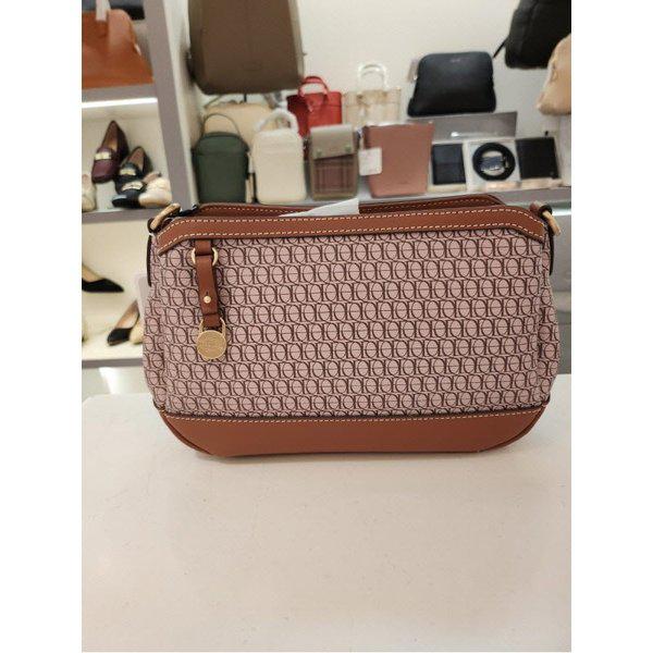 [] 女性コーティングレザーショルダーバッグ(ECESHB667BR) [P003690143]