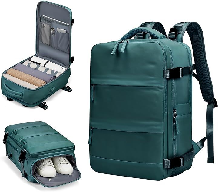 リュック ビジネス メンズ レディース リュックサック バックパック シューズ入れ 15.6インチ PCバッグ カバン 2WAY( 6.濃緑, 1.日常型)