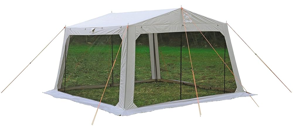 キャプテンスタッグ(CAPTAIN STAG) テント タープ メッシュタープ [4-5人用] 【サイズ310×330×H200cm】 PU加工 キャリーバッグ付き モンテ UA-1076