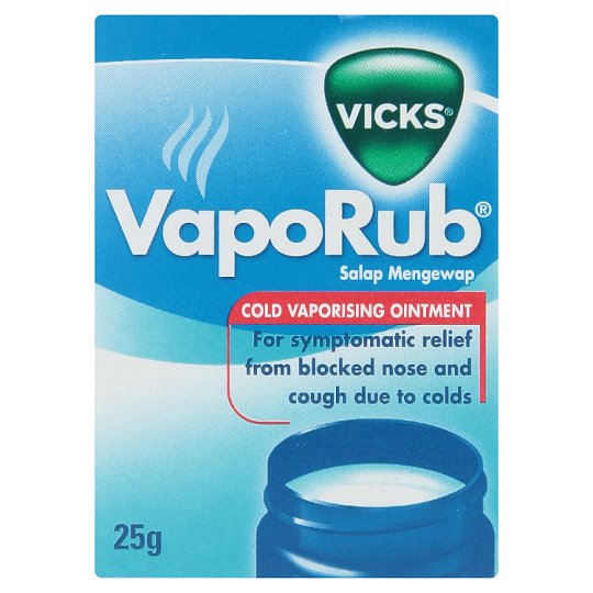 Vicks VapoRub Cold Vaporising Ointment 25g