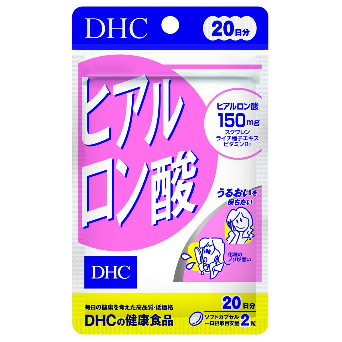 Qoo10] ディーエイチシー : DHC ヒアルロン酸 20日分 40粒入 : 健康食品・サプリ