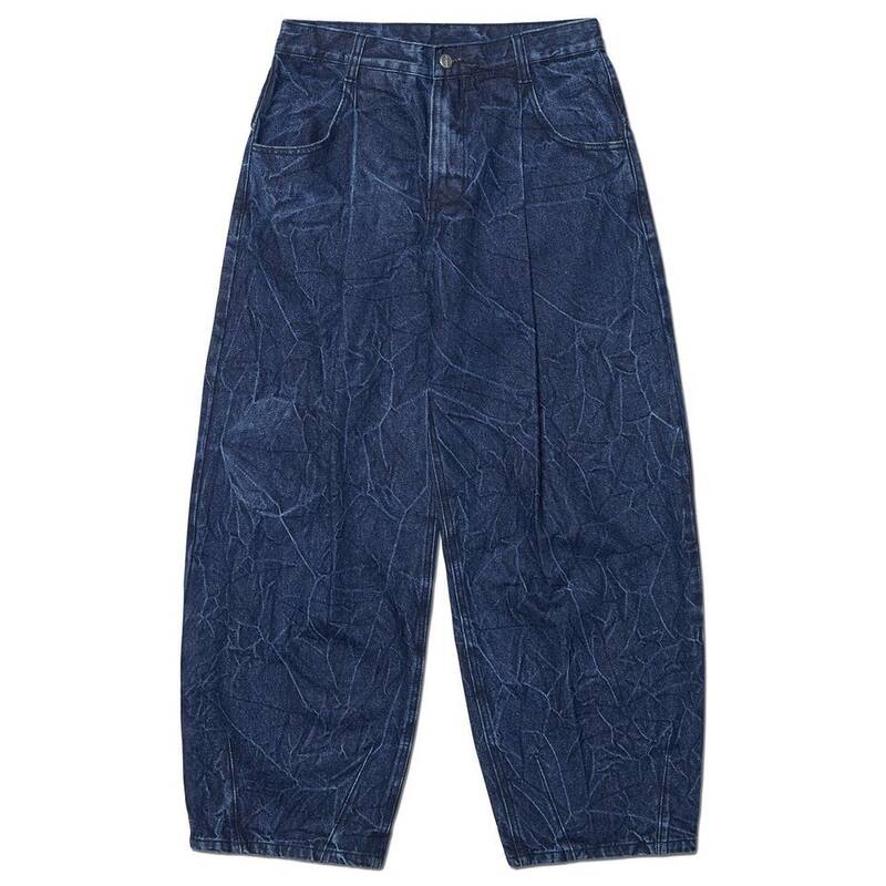 ノマニュアル NOMANUAL B.D ワイドデニムパンツ - ブルー NM63DP03M1BL 364482