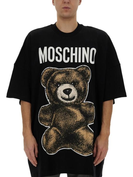MOSCHINO Men T-Shirts 07120244 1555 Black
