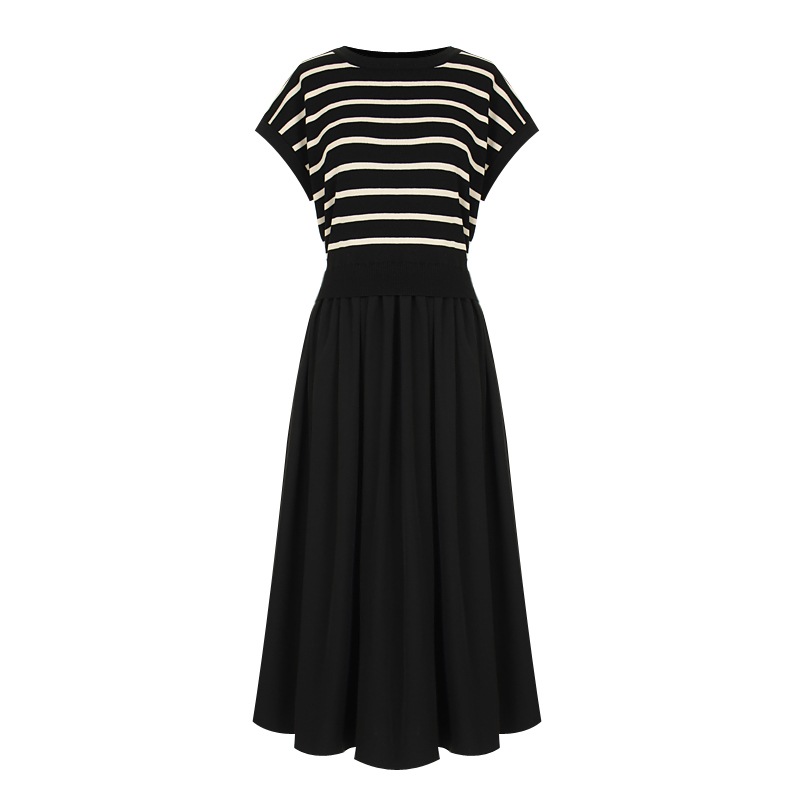 【メガ割 最大20％OFF】バイカラー レディース ニットワンピース