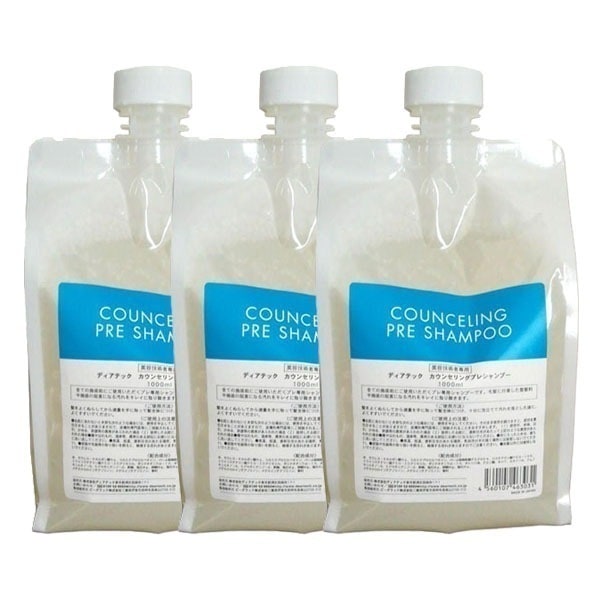 カウンセリングプレシャンプー 1000ml 詰替え用 3個 セット