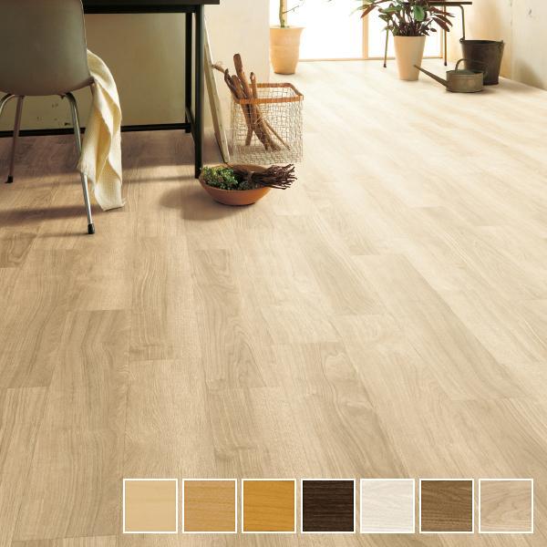 フロアタイル 木目 東リ 白 北欧 おしゃれ 重ね貼り プロ 業務用 リビング 床材 フローリング 玄関 LAYフローリング 薄型置敷きビニル床タイル R面取り 約2畳