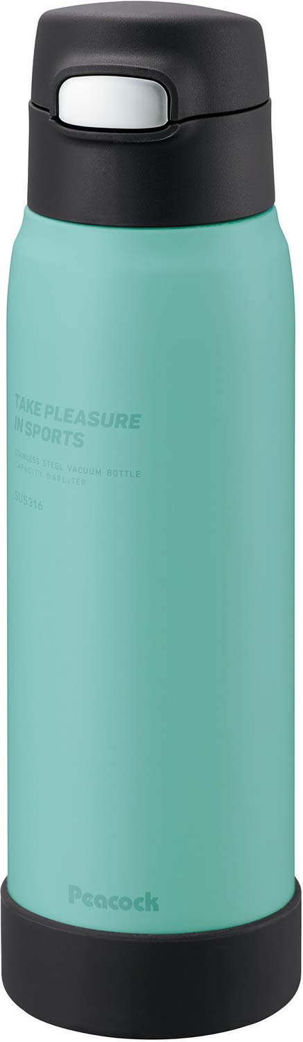 ピーコック魔法瓶工業(The-peacock) ピーコック魔法瓶 マグボトル 680ml 保冷 ストロー 水筒 スモーキーブルー APA-R70 ASM