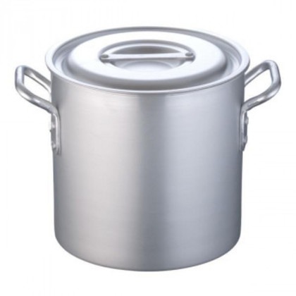 遠藤商事 TKG 寸胴鍋 アルミニウム(アルマイト加工) (目盛付) 24cm AZV6324