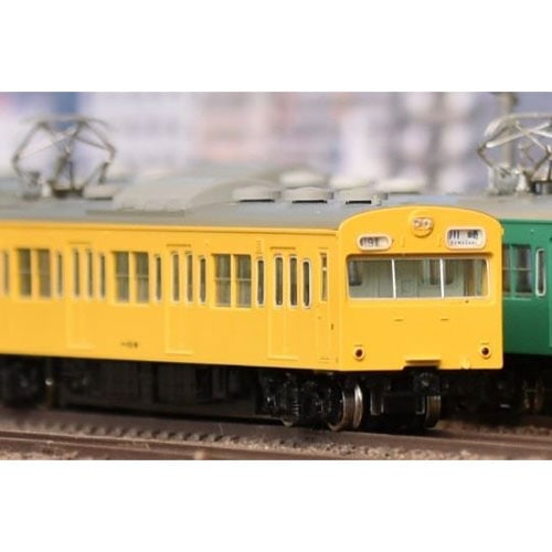 グリーンマックス 【再生産】(N) 18013 国鉄(JR)103系(低運・非ユニット窓・冷改車・カナリア) 基本4両編成ボディキットA(着色済み組立キット) GM 18013 103ケイ テイウン